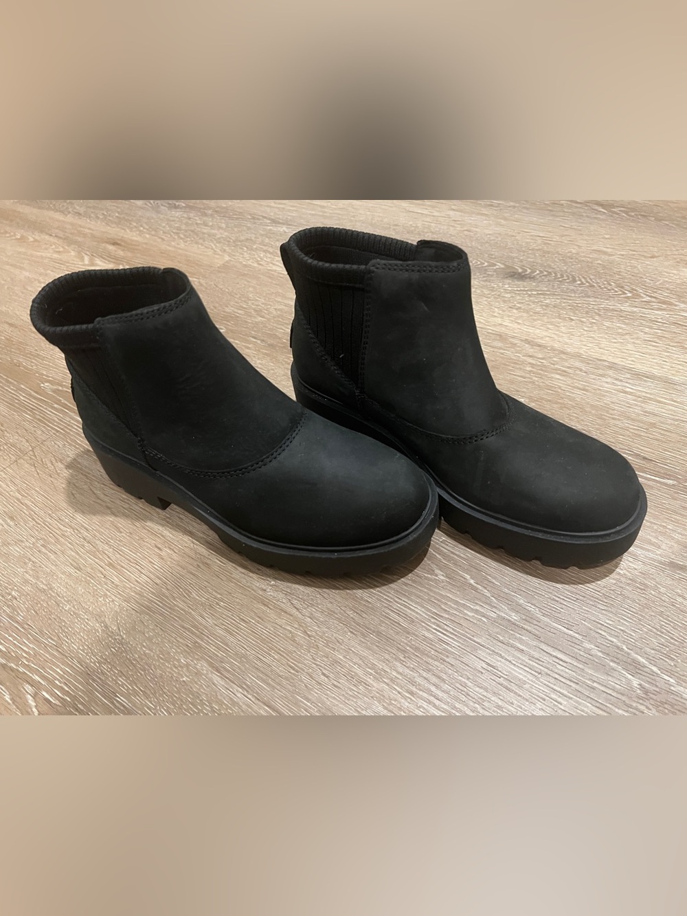 UGG Women's Ashton Chelsea Ankle Booties in Black Suede